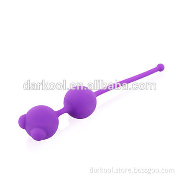 Y036/Chinese factory cute female silicone sex orgasm love koro balls